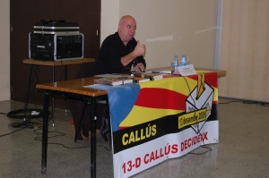 Jaume Renyer, ponent de la xerrada informativa de Callús Decideix